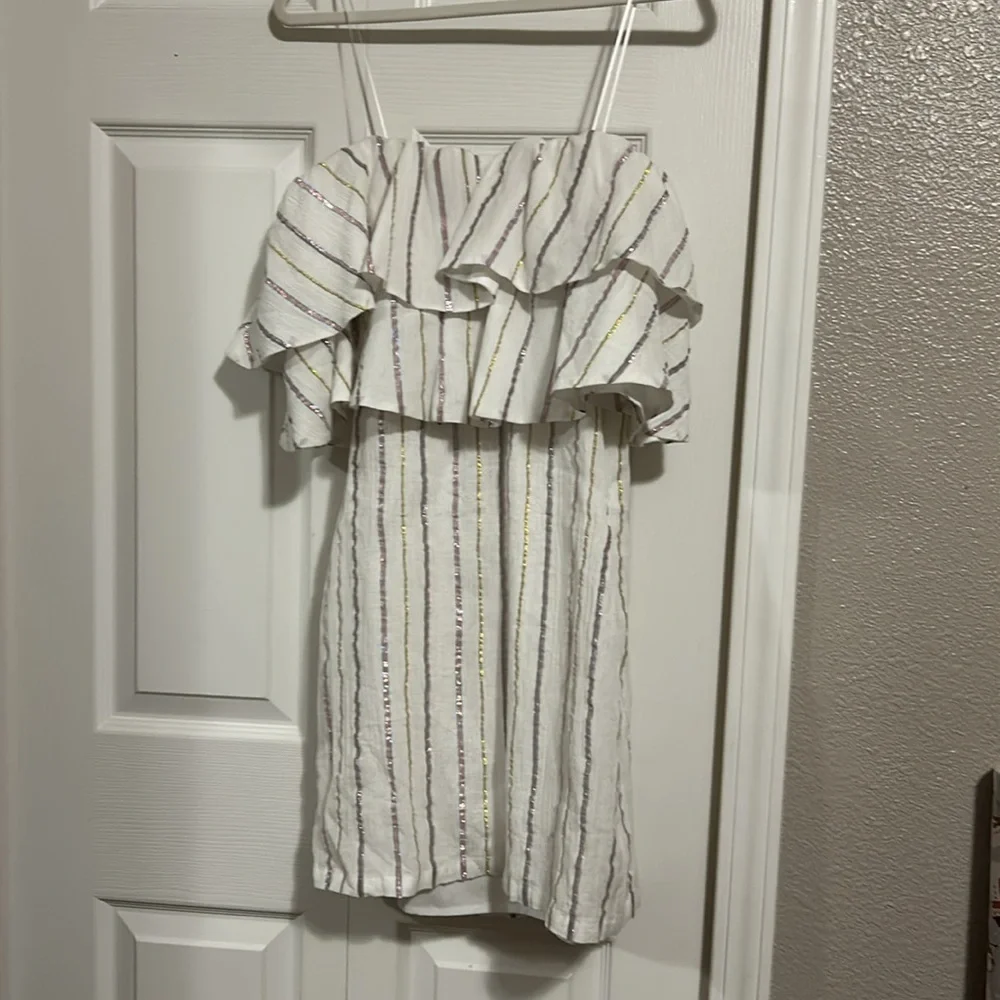 NWT Nordstrom Charles Henry Off the Shoulder Dress Size XS - Picture 4 of 4